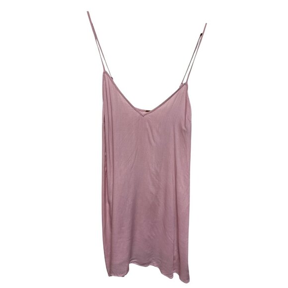 Free People Dresses & Skirts - Free People Women's Slip Pale Pink Desert Dazed Rayon Adjustable Large